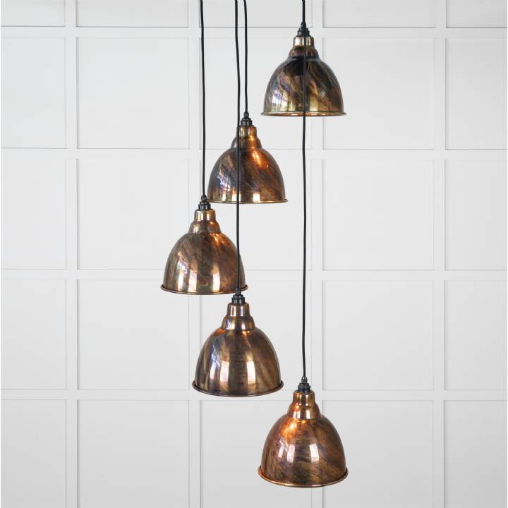 Burnished Brindley Cluster Pendant