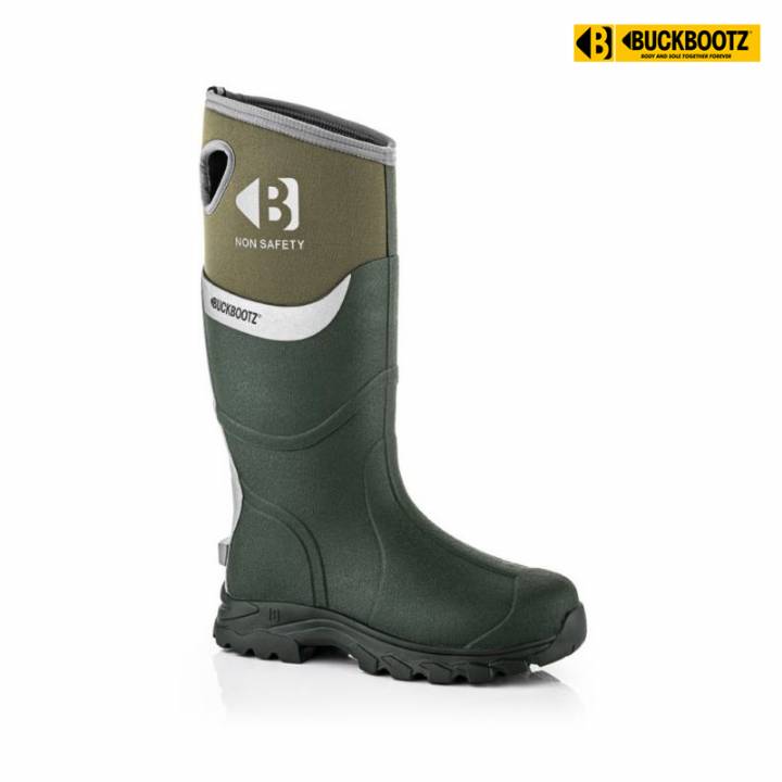 BUCKLER REFLECTIVE WALKING WELLINGTON BOOT GREEN