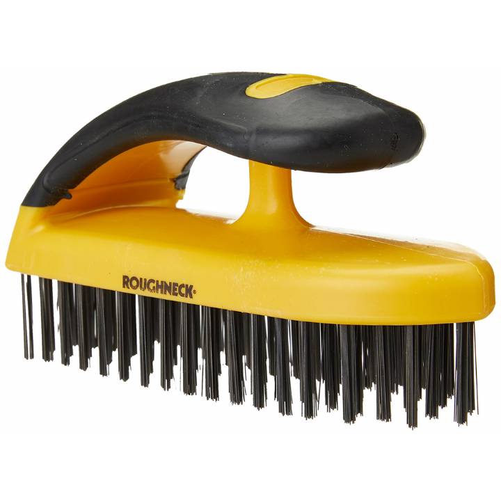 ROUGHNECK SOFT-GRIP WIRE BRUSH