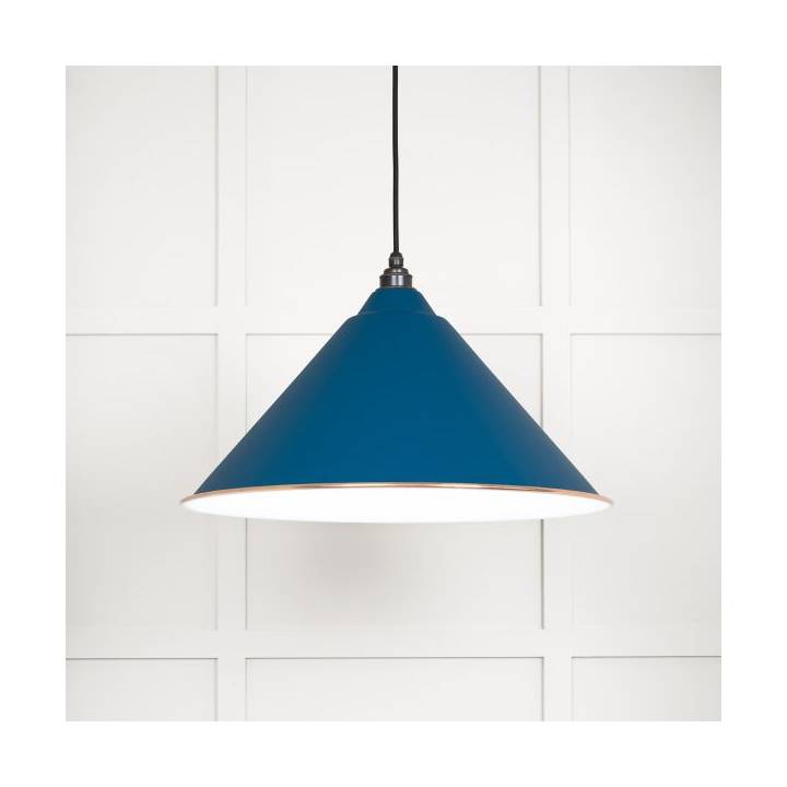 White Gloss Hockley Pendant in Upstream