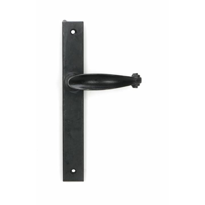 External Beeswax Cottage Slimline Lever Espag. Latch Set