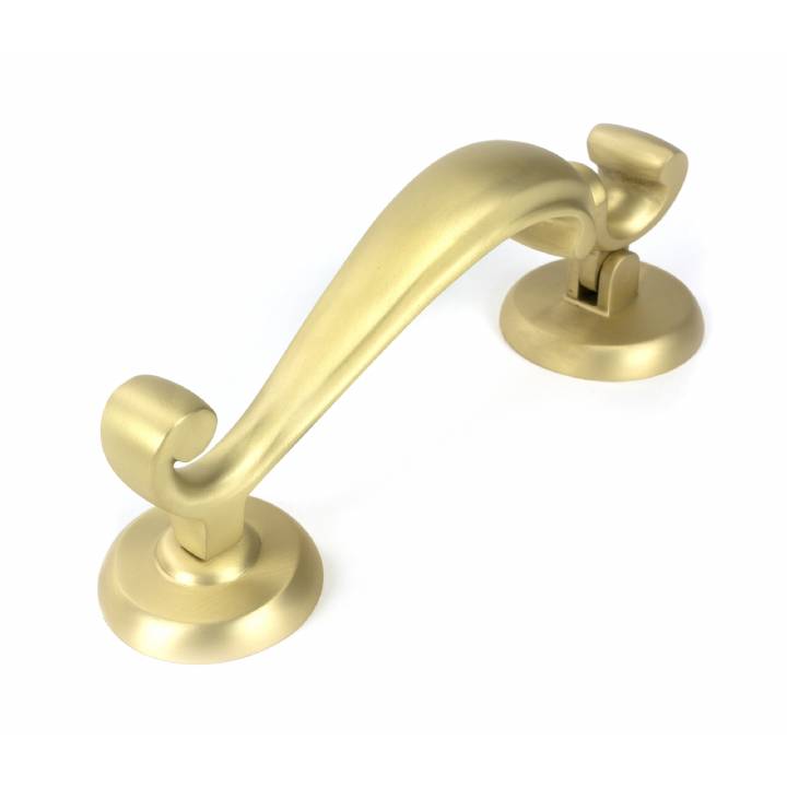 Satin Brass Doctors Door Knocker