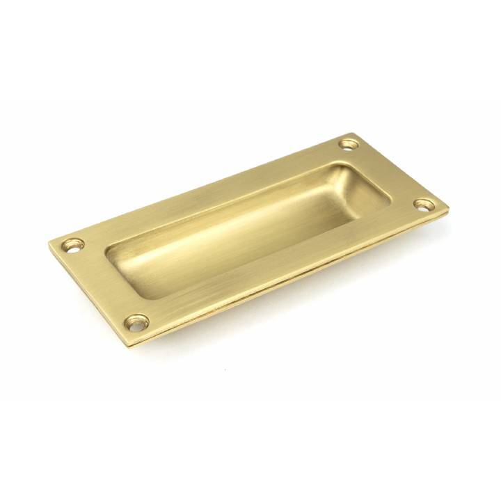 Satin Brass Flush Handle