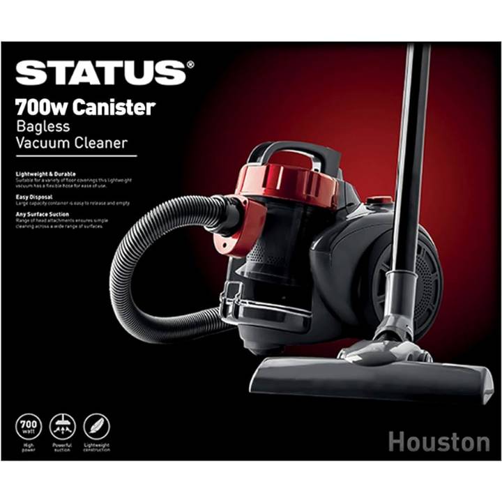 HOUSTON BAGLESS VACUUM CLEANER 700W