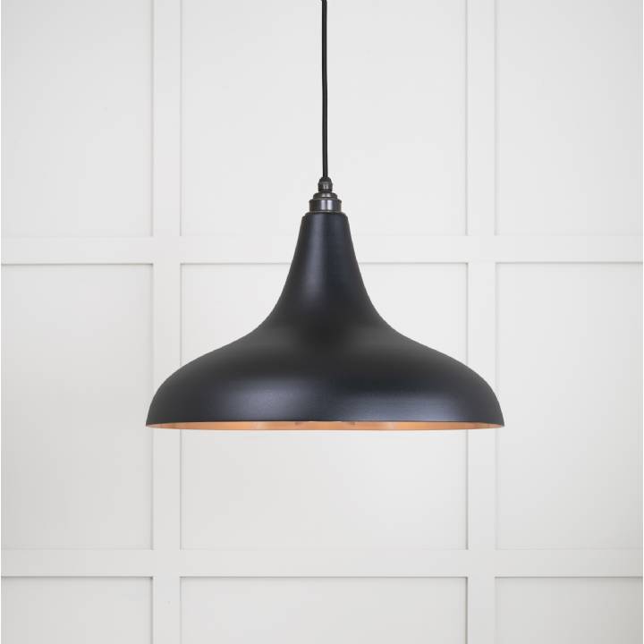 Smooth Copper Frankley Pendant in Elan Black