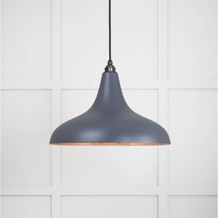 Smooth Copper Frankley Pendant in Slate