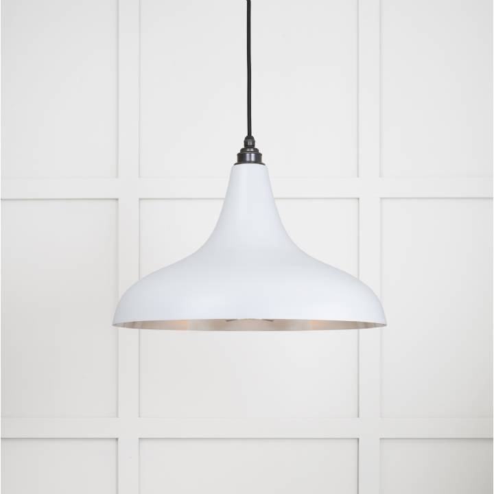 Smooth Nickel Frankley Pendant in Birch