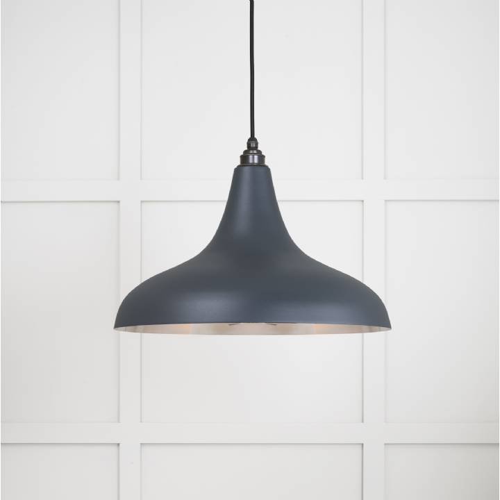 Smooth Nickel Frankley Pendant in Soot