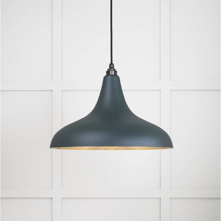 Smooth Brass Frankley Pendant in Dingle