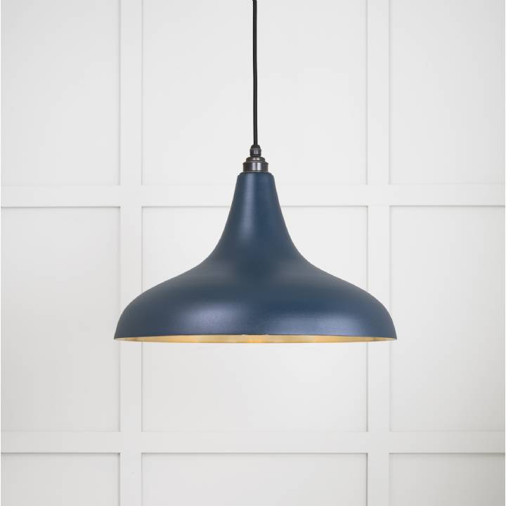 Smooth Brass Frankley Pendant in Dusk