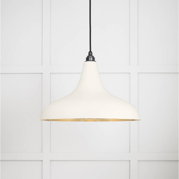 Smooth Brass Frankley Pendant in Teasel