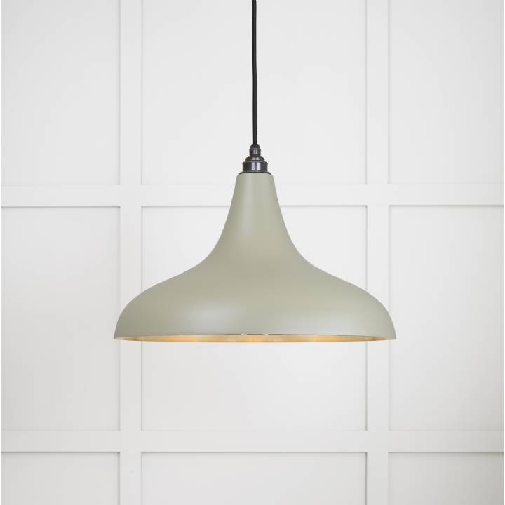Smooth Brass Frankley Pendant in Tump