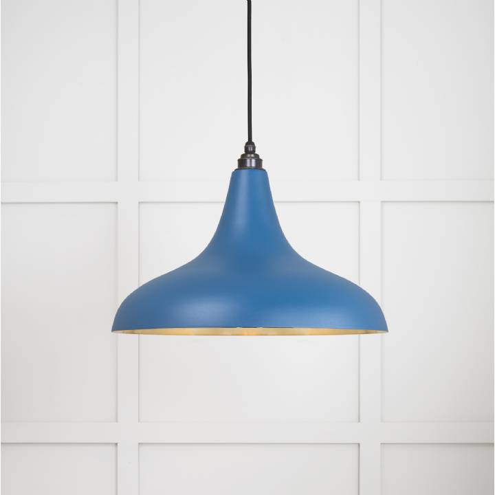 Smooth Brass Frankley Pendant in Upstream