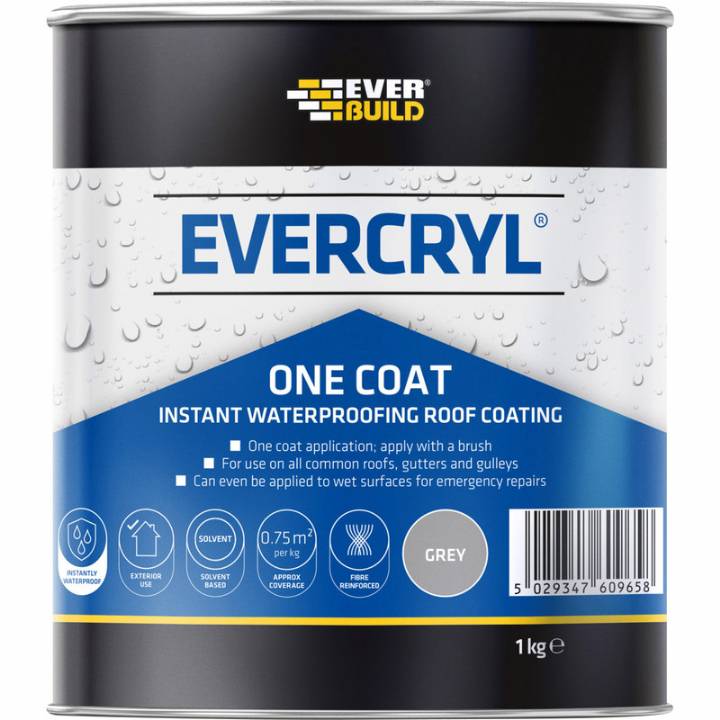 Everbuild Evercryl Instant Waterproofing Roof Coating