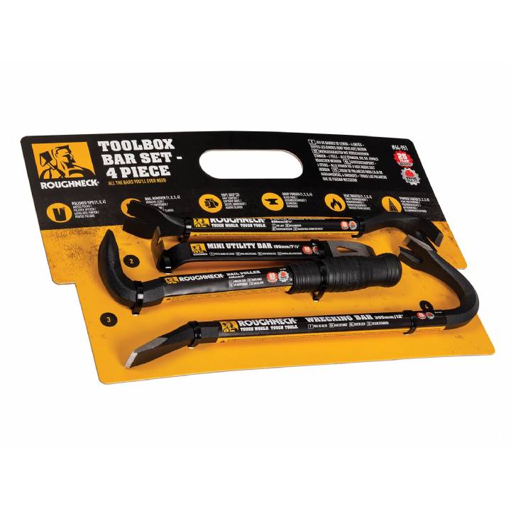 ROUGHNECK TOOL BOX BAR 4 PIECE SET