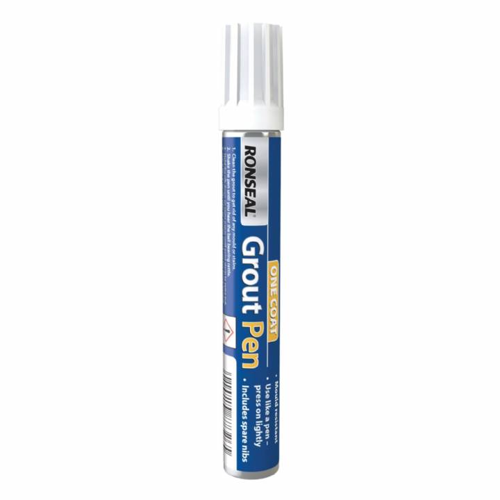 RONSEAL ONE COAT GROUT PEN WHITE 15ML