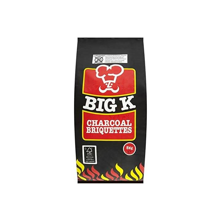 BIG K CHARCOAL BRIQUETTES 5KG