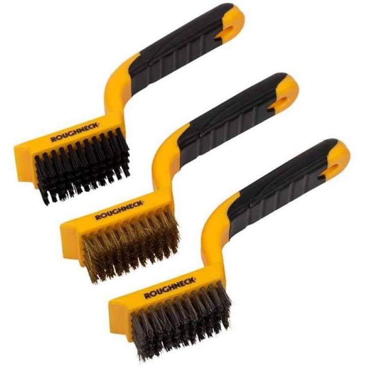 ROUGHNECK WIRE BRUSH SET 3 PIECE