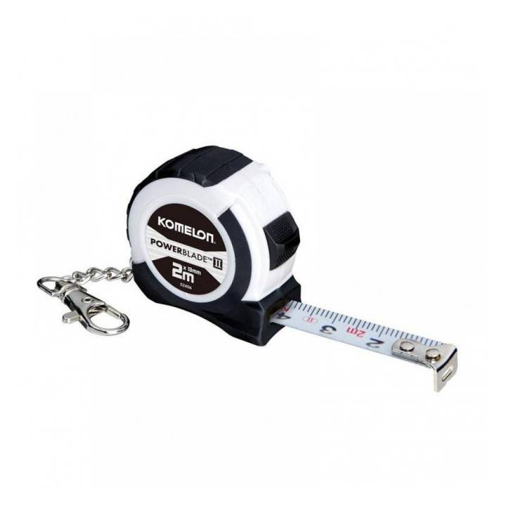 KOMELON  TAPE MEASURE POWERBLADE™ POCKET KEY RING TAPE 2M/6Ft