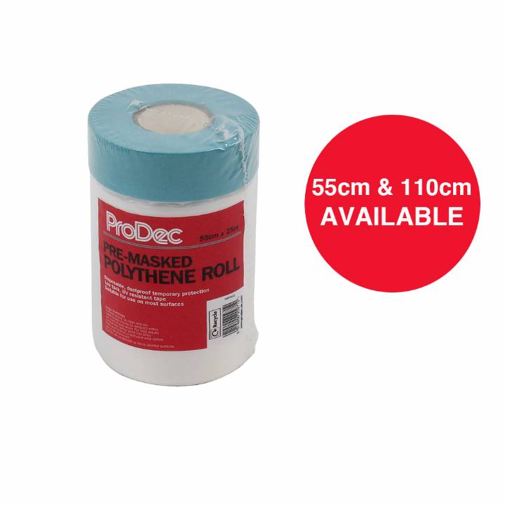 PRODEC PRE MASKED POLYTHENE ROLL