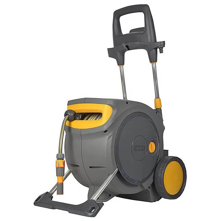 HOZELOCK 35M AUTO HOSE REEL TROLLEY