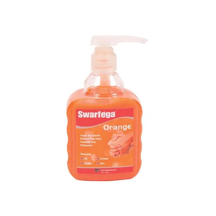 SWARFEGA ORANGE HAND CLEANER PUMP TOP BOTTLE 450ml