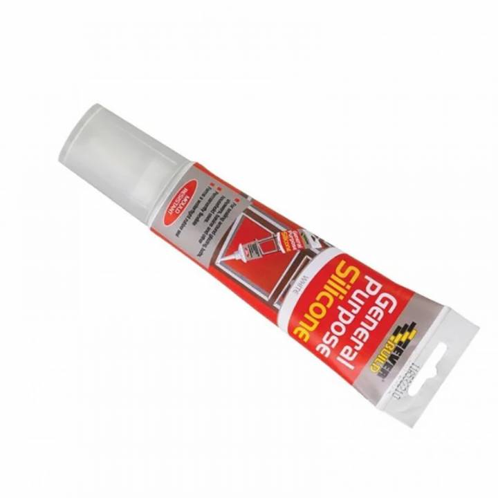 GENERAL SILICONE CLEAR 80ML SQUEEZY TUBE