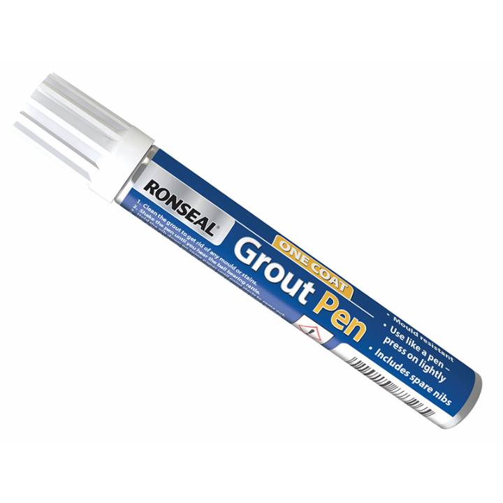 GROUT PEN ONE COAT BRILLIANT WHITE 15ML