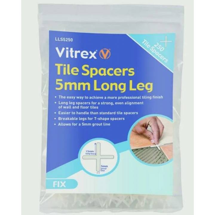 VITREX LONG LEG SPACER 5mm (Pack 250)