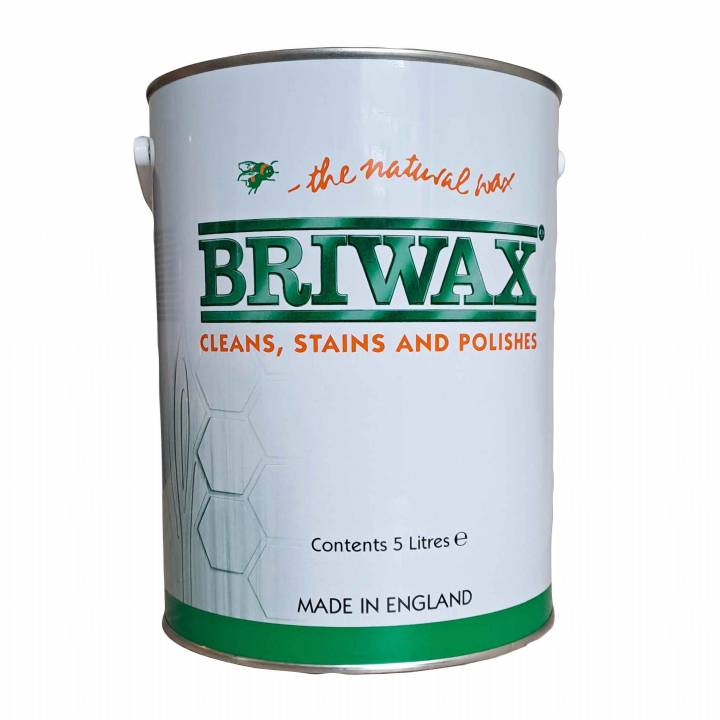 BRIWAX WAX POLISH 5LTR - CLEAR