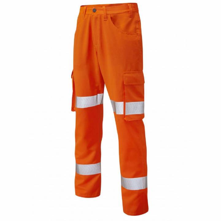 LEO ORANGE CLASS 1 LIGHTWEIGHT CARGO TROUSERS