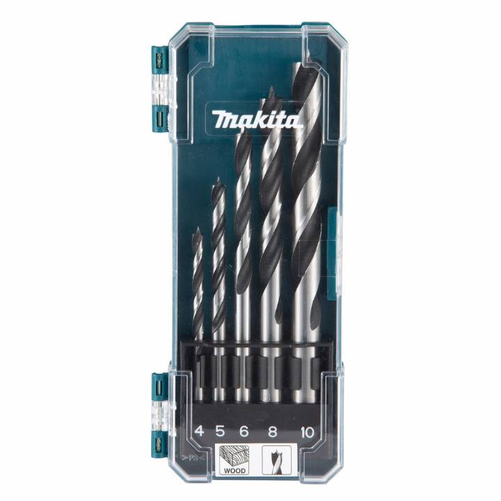 MAKITA D-72861 WOOD DRILL BIT SET 5PC WITH CASE