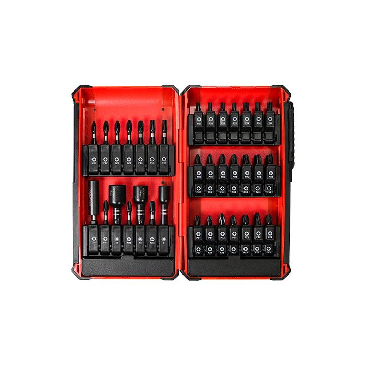 TIMCO 228258 IMPACT DRIVER BIT SET WITH CASE 49 PIECE