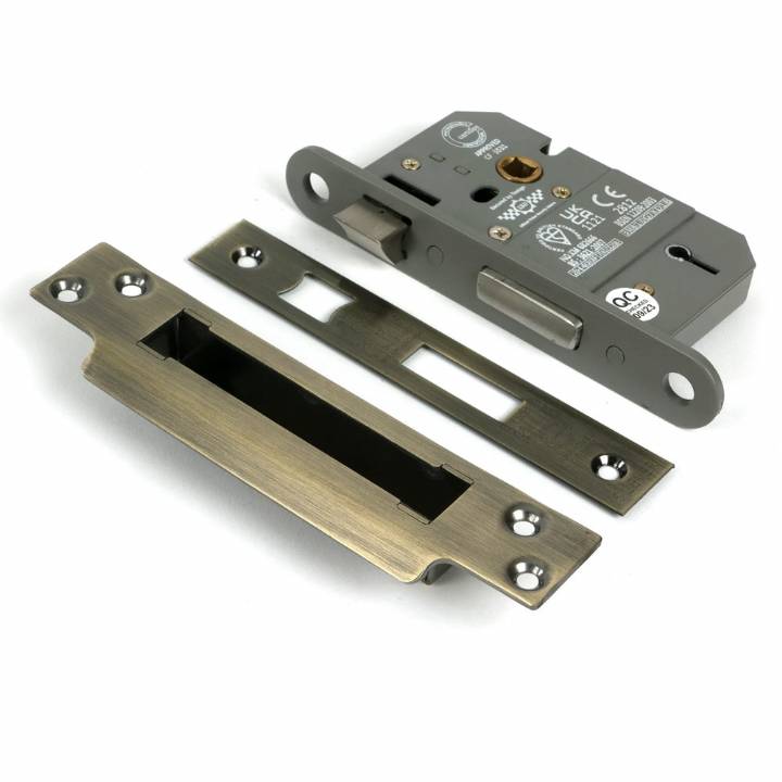 FROM THE ANVIL 2.5IN 5 LEVER BS SASH LOCK KEYED ALIKE