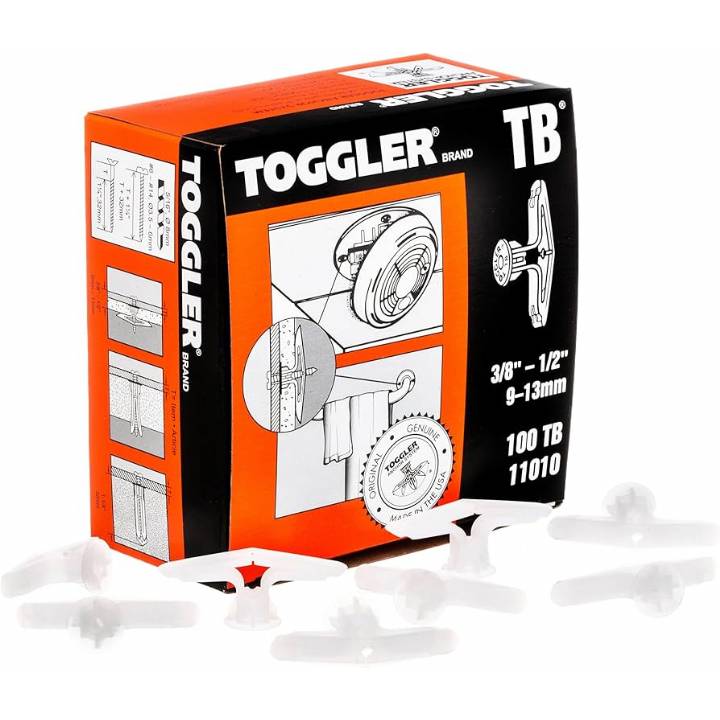TOGGLER TB PLASTIC TOGGLE DRYWALL ANCHORS