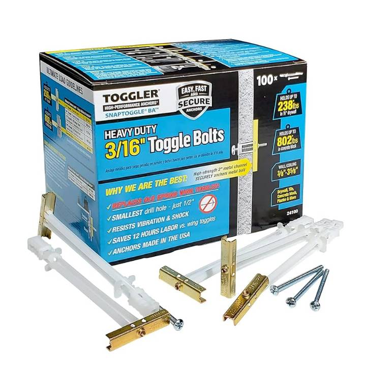 TOGGLER SNAPTOGGLE HEAVY DUTY TOGGLE BOLTS BM10 25PK