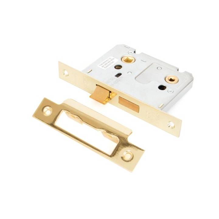 From the Anvil 3in Bathroom Mortice Lock Brass