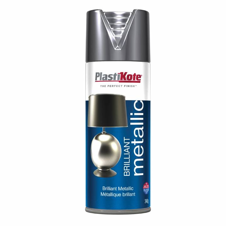 PLASTIKOTE METALLIC SILVER SPRAY 400ML