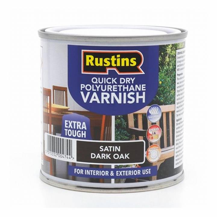 RUSTINS QUICK DRY POLYURATHANE VARNISH 500ML
