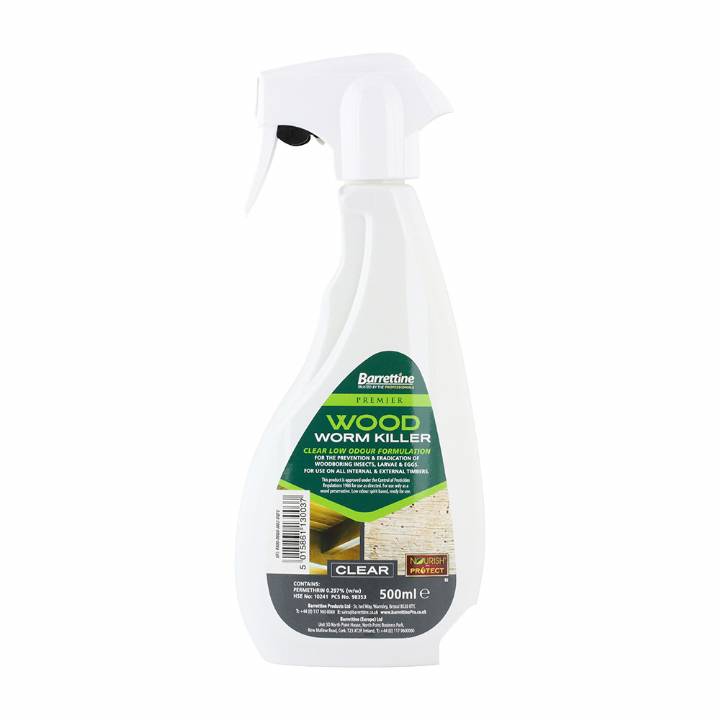BARETTINE WOODWORM KILLER SPRAY 500ML