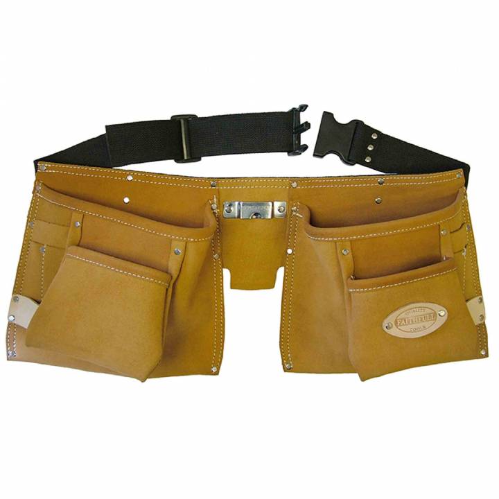 FAITHFULL DOUBLE TOOL & NAIL POUCH