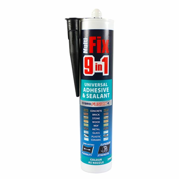 TIMCO 9 IN 1 UNIVERSAL  ADHESIVE & SEALANT 290ML 3 COLOURS