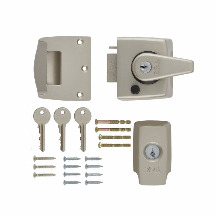 ERA BRITISH STANDARD HIGH SECURITY NIGHTLATCH DOOR LOCK