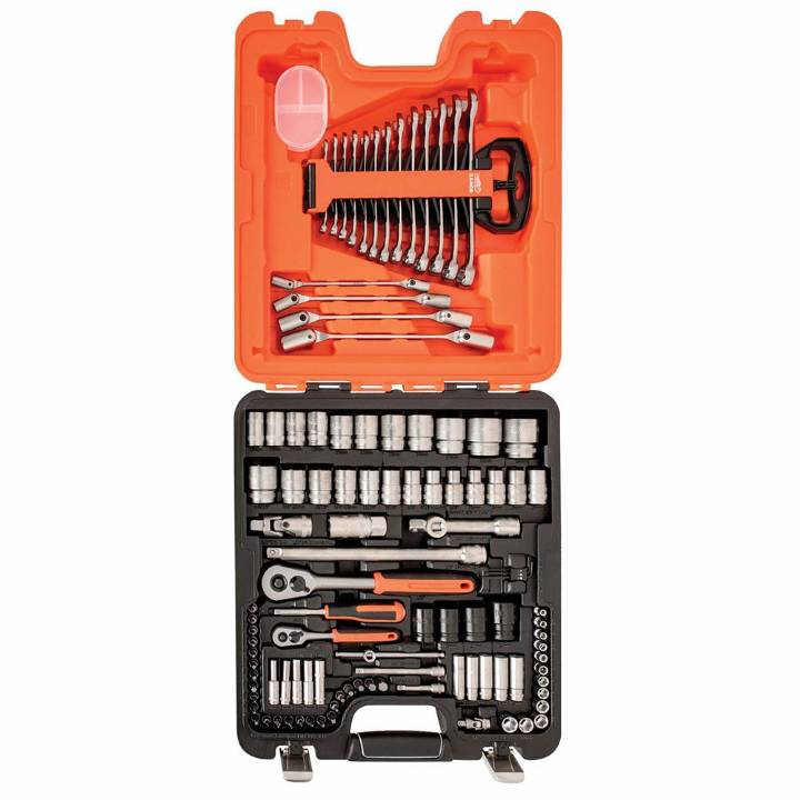 BAHCO SQUARE DRIVE SOCKET SET SPANNER S L-KEYS 1/4 1/2IN 106PC