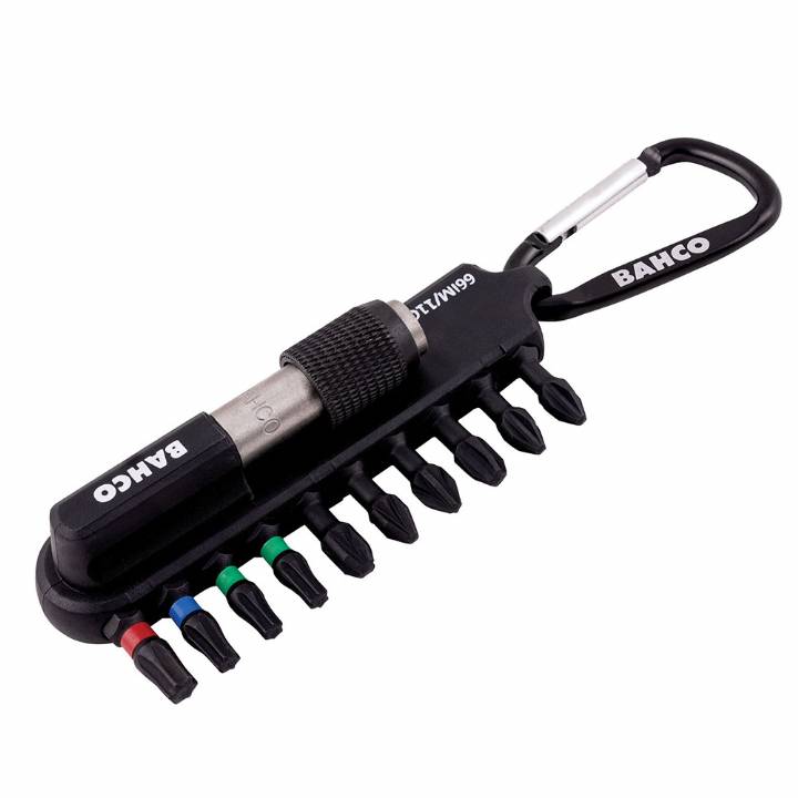BAHCO 1/4IN IMPACT CLIP TORSION BIT SET 11PCS