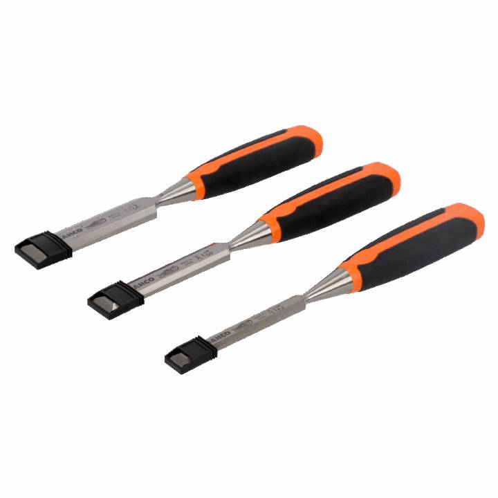 BAHCO BEVEL EDGE CHISEL 12, 18, 25 MM 3 PIECE SET