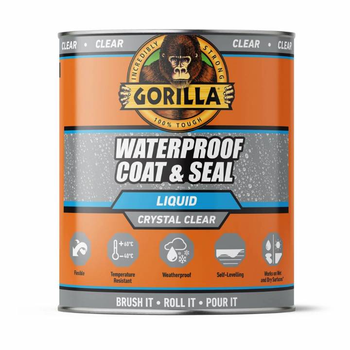GORILLA WATERPROOF COAT & SEAL LIQUID CLEAR 473ML