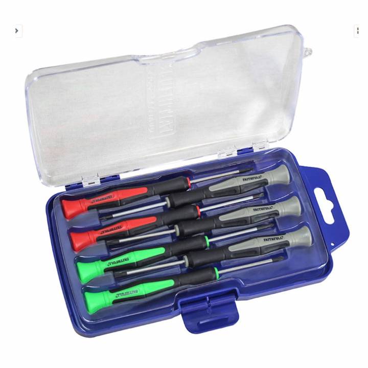 FAITHFULL PRECISION 7 PIECE MINI SCREWDRIVER SET