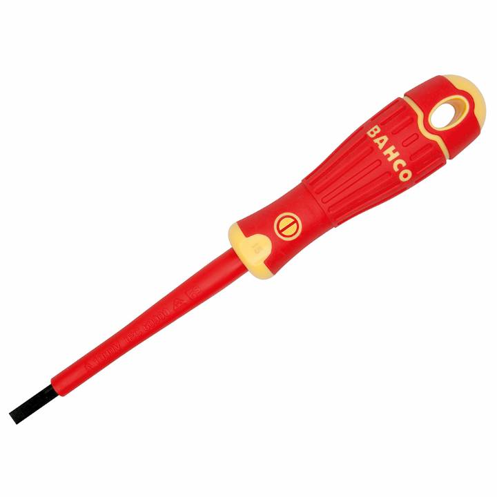 BAHCO FIT INSULATED SLOTTED SCREWDRIVER