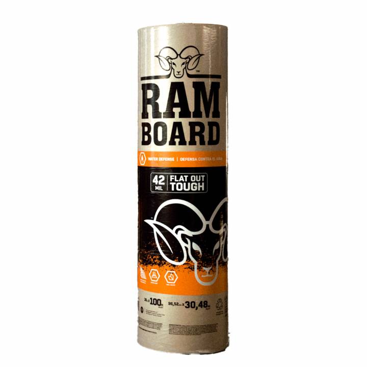 RAM BOARD TEMPORARY FLOOR PROTECTIVE BOARD 38IN X 100FT